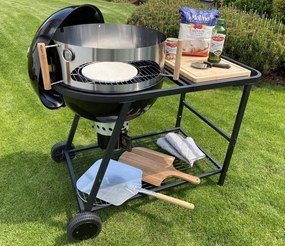 Grătar multifuncțional + rotisor electric + cuptor pentru pizza VENEZIA