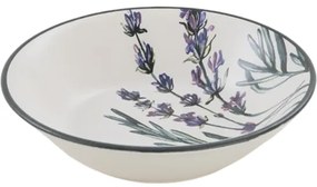 Set de 6 farfurii adânci din gresie ceramică Herbal 18 cm