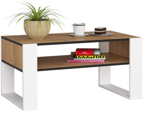 Măsuță de cafea Distingue (stejar craft + alb). 1117126