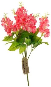 Hyacinth roz, buchet bogat de 5 flori, h. 33 cm