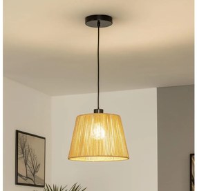 Brilagi - Lampă suspendată LED pe cablu CERIA BOHO, 1xE27/40W/230V, Ø 28 cm, maro