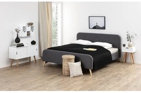 Noptieră CARLY stejar/alb