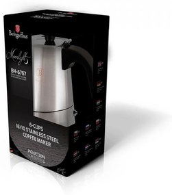 Espressor cafea pentru aragaz (Cafetiera) 6 cesti Moonlight Collection BerlingerHaus BH 6767