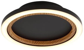 Plafoniera LED aluminiu cu efect de lemn DAKARI I