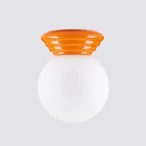 Sollux SL.1893 - Aplică de perete pentru baie ZORI 1xG9/8W/230V IP44 portocalie