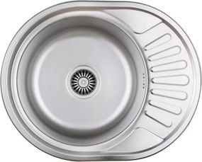 Chiuveta inox incastrata Quadron Pop Jim 216 inox satinat 57x45 cm