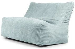 Fotoliu bean bag verde mentă cu tapițerie din catifea reiată Sofa Seat Lounge – SLOWDOWN
