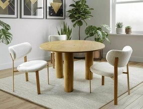 Masa rotunda Montana stejar ø120/h76 cm