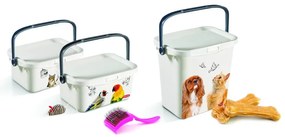 Cutie albă multifuncțională cu capac Curver, 6 l
