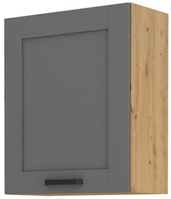 Dulap superior de bucătărie Lucid 60 G 72 1F (Stejar artisan + dustgrey). 1045591
