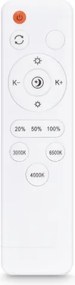 Brilagi - Plafonieră LED dimabilă LUCIA, LED/60W/230V, Ø 59 cm, bej + telecomandă