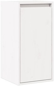 vidaXL Dulap de perete, alb, 30x30x100 cm, lemn masiv de pin