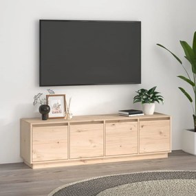 Comoda TV, 156x37x45 cm, lemn masiv de pin