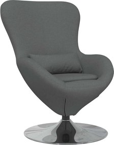 vidaXL Fotoliu ou Gri închis 63 x 73 x 90 cm țesătură