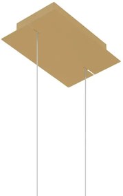 Lustră LED pe cablu RIO LED/30W/230V CRI90 3000K d. 55 cm auriu Thoro TH.220