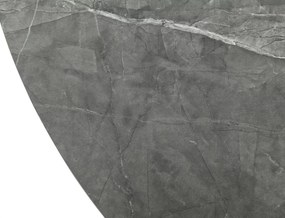 Masa Angel II marmura gri/negru L120-160xl120 cm