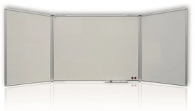 Tabla magnetica pliabila 180/360 x 120 cm, alba