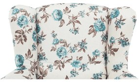 Fotoliu cu taburet, material textil rose 14, ASTRID