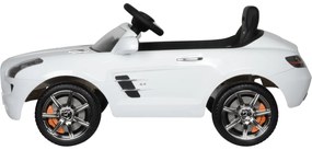 Buddy Toys BEC 7110 Mașinuță electrică MercedesBenz SLS, albă