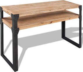 vidaXL Masă consolă din lemn masiv de acacia 120 x 40 x 85 cm