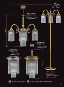 Lustra design clasic realizata manual Fiore