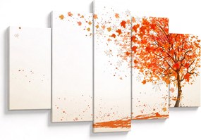Tablou - Copac în vâmnt (150x105 cm)