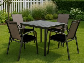Perna de scaun pentru exterior VIREON 44x45 cm, negru