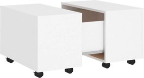 vidaXL Măsuță de cafea, alb, 60x60x38 cm, lemn prelucrat