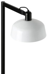 Lampadar de podea metal TATAWIN negru, alb