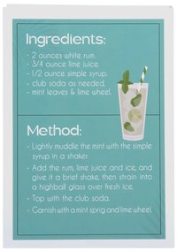 Cutie de depozitare albă/verde din hârtie decorativă 18x4x25 cm Mojito – PT LIVING