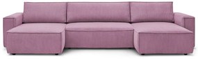 Canapea extensibila in forma de U Culoare Violet, SMART