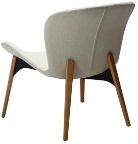 Fotoliu crem cu tapițerie din țesătură bouclé Paragon – DAN-FORM Denmark