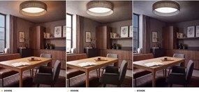 Brilagi - Plafonieră LED VELVET VARI LED/24W/230V CCT Ø 45 cm maro