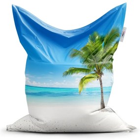 Sac de șezut Classic palmier pe plajă - pentru copii, colorat