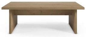 Măsuță de cafea în culoare naturală cu blat cu aspect de lemn de stejar 70x120 cm Loana – Marckeric