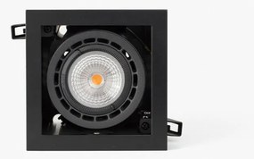 Spot LED incastrabil NANO COLIN-1 Black recessed with frame 7-13W 2700K 56°