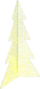 vidaXL Brad de Crăciun cu 240 LED Alb cald 180 cm Acril