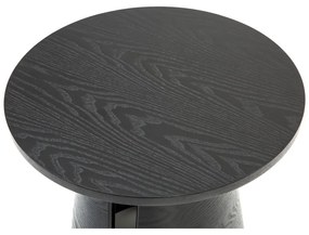 Măsuță auxiliară Teulat Cep, ø 50 cm, negru