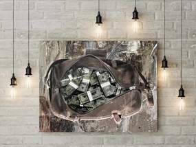 Tablou canvas Dollar Bag 1 60x40 cm