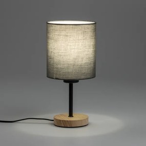 Lampă de masă Brilagi NUBILA WOOD 1xE27/25W/230V stejar/antracit