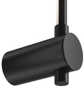 Aplica de perete LED design liniar Rotta negru 63,5cm