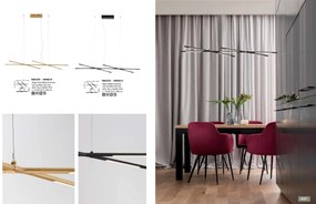 Lustra LED suspendata design modern RACCIO aurie