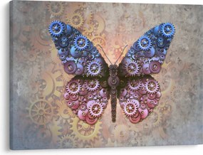 Tablou - Fluture steampunk (70x50 cm)