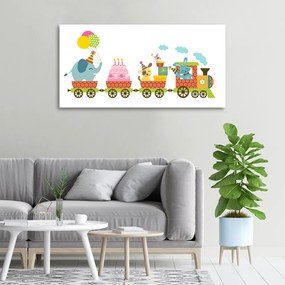 Tablou pe pânză Tren vesel