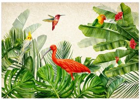 Fototapet - Exotic Birds - Third Variant