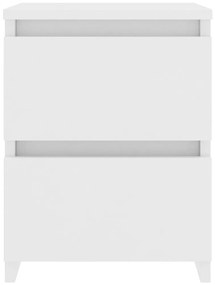 Noptiera, alb, 30 x 30 x 40 cm, PAL