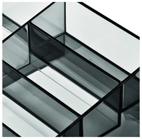 Organizator de baie negru mat pentru cosmetice din plastic reciclat Nail Station – iDesign