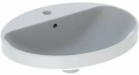 Lavoar incastrat Geberit Variform 55 cm cu orificiu baterie cu orificiu preaplin
