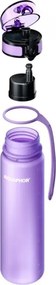 Sticla cu filtru pentru apa Aquaphor City 160042, 500 ml, Tritan, Carbune activ, Aqualen, Capac cu inchidere, Lavanda