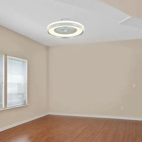 Plafonieră LED cu ventilator LED/45W/230V 3000/4000/6500K gri